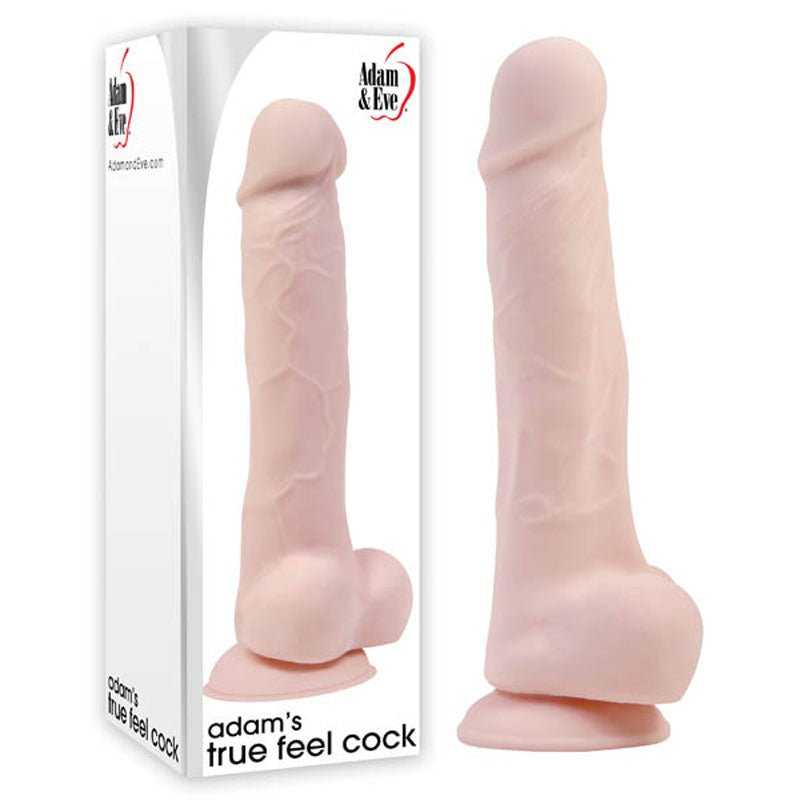 Adam & Eve Adam's True Feel Cock - 17.8 cm (7'') Dong - Pleasure Den