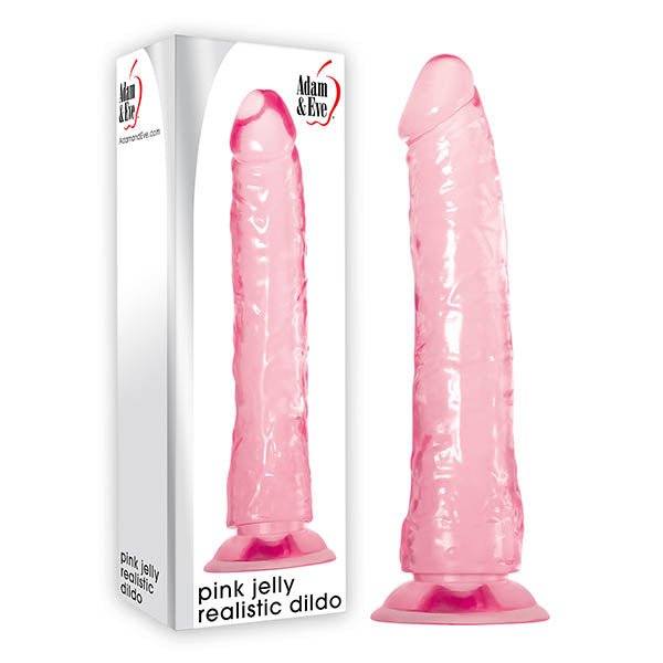 Adam & Eve Jelly Realistic Dildo - 21 cm (8'') Dong - Pleasure Den