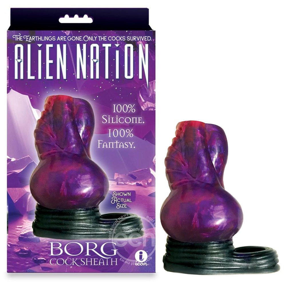 Alien Nation - Borg - /Black 11.5 cm Penis Sheath - Pleasure Den