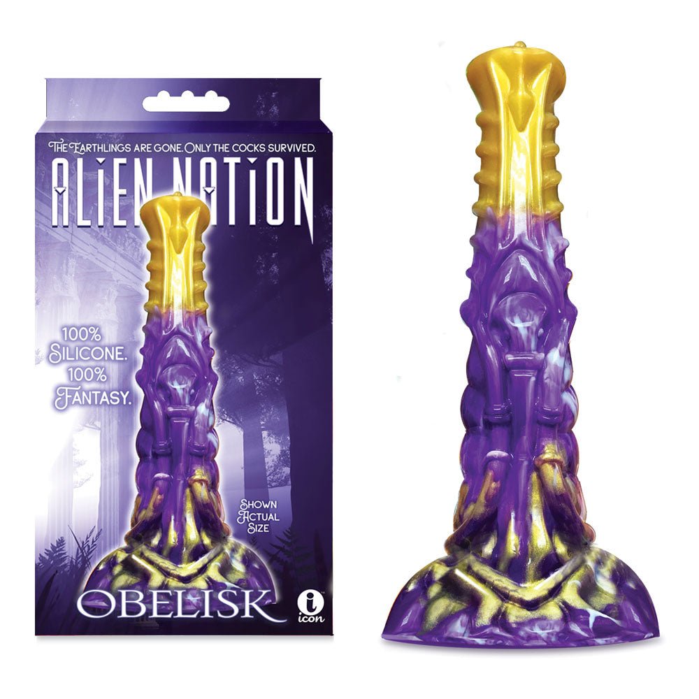 Alien Nation - Obelisk - /Gold 22.2 cm Fantasy Dong - Pleasure Den