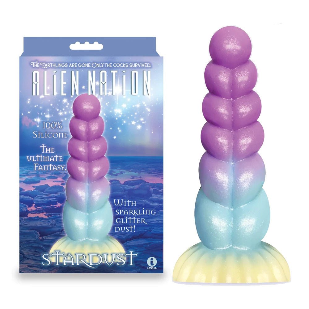 Alien Nation - Stardust - Glitter Rainbow 21 cm Fantasy Dong - Pleasure Den