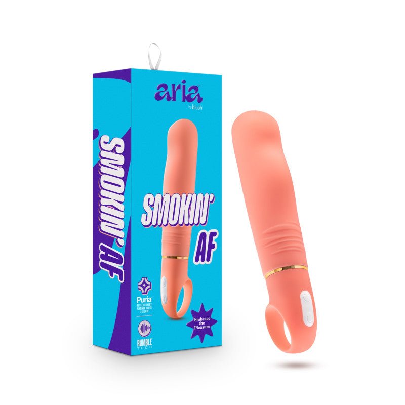 Aria Smokin' AF - Coral 15.2 cm Vibrator - Pleasure Den