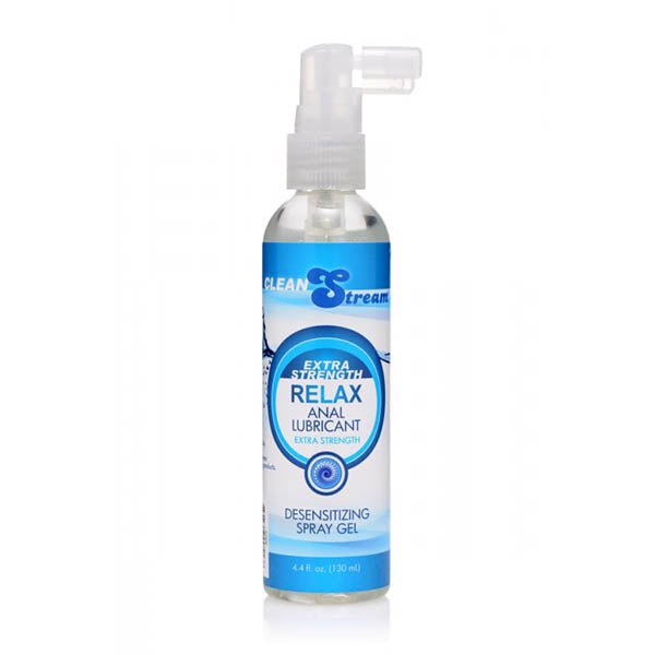 CleanStream Relax Extra Strength Anal Lubricant - Desensitising Anal Gel - 130 ml Bottle - Pleasure Den