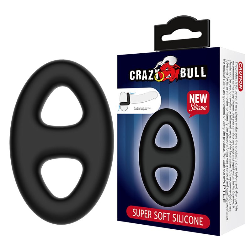 CRAZY BULL Oval Cock & Ball Ring - Cock & Ball Ring - Pleasure Den