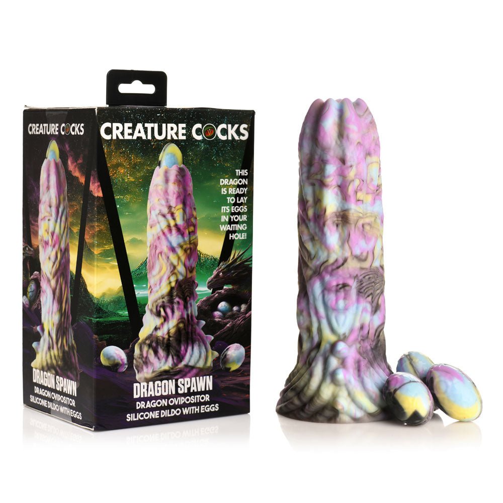 Creature Cocks Dragon Spawn - Multi- 18.5 cm Ovipositor Fantasy Dildo - Pleasure Den