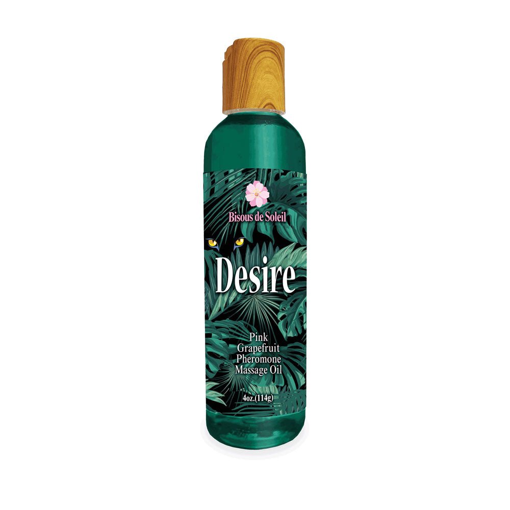 Desire Pheromone Massage Oil - Pink Grapefruit Scented Pheromone Massage Oil - 118 ml - Pleasure Den
