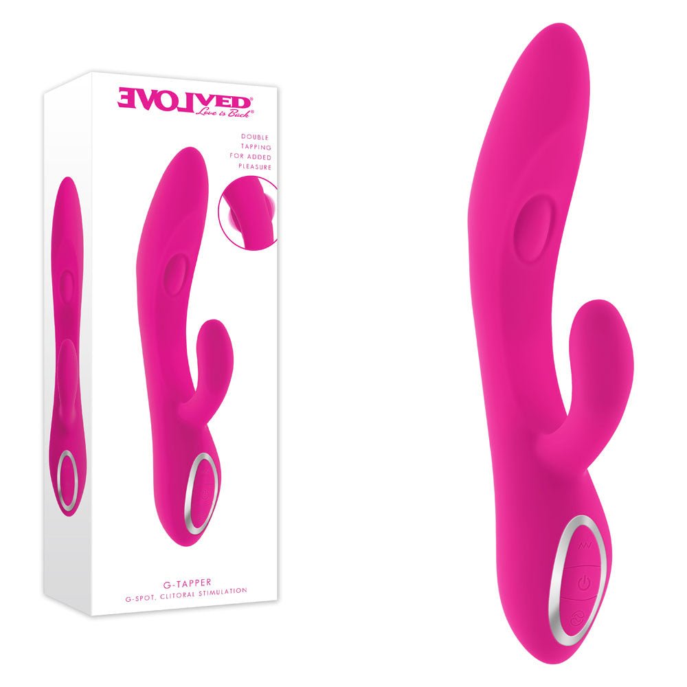 Evolved G-TAPPER - USB Rechargeable Rabbit Vibrator - Pleasure Den
