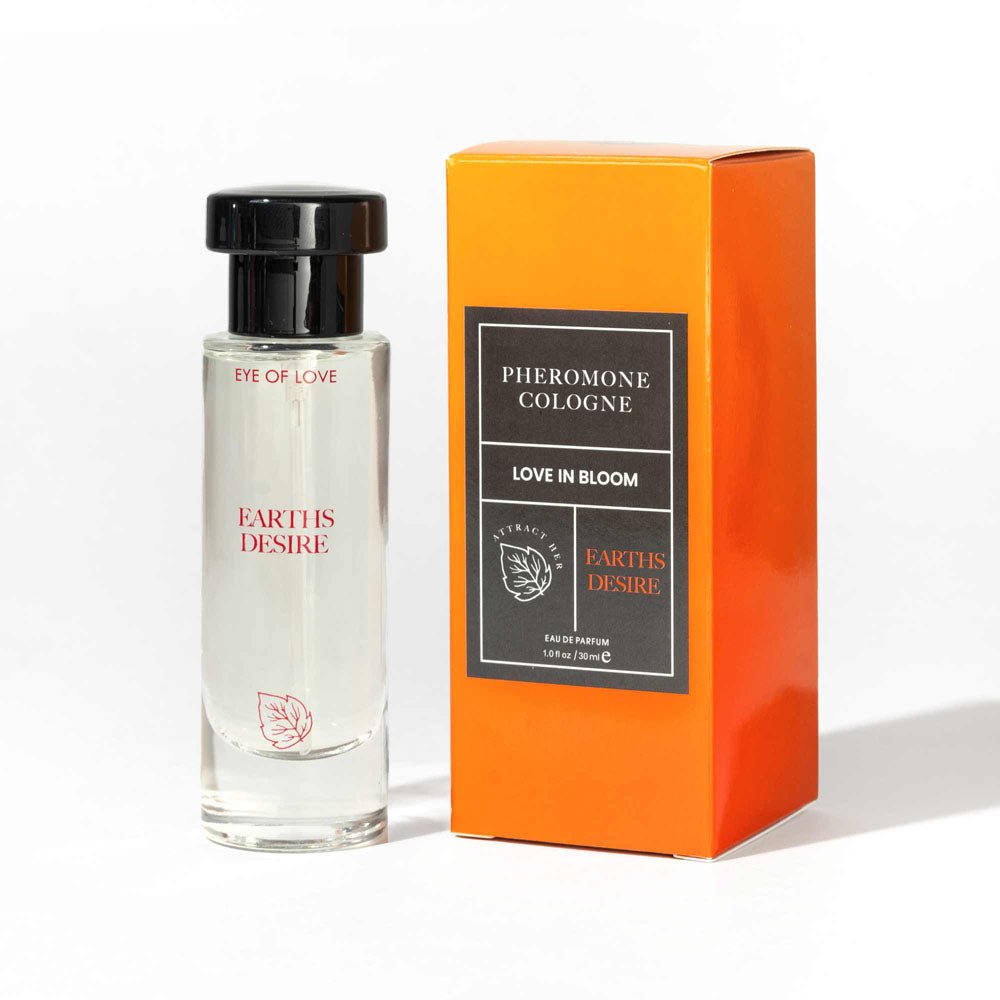 Eye Of Love Love In Bloom Earths Desire Pheromone Cologne - 30ml - Cypress & Bergamot Scented Pheromone Cologne for Men to attract Women - 30 ml Spray - Pleasure Den