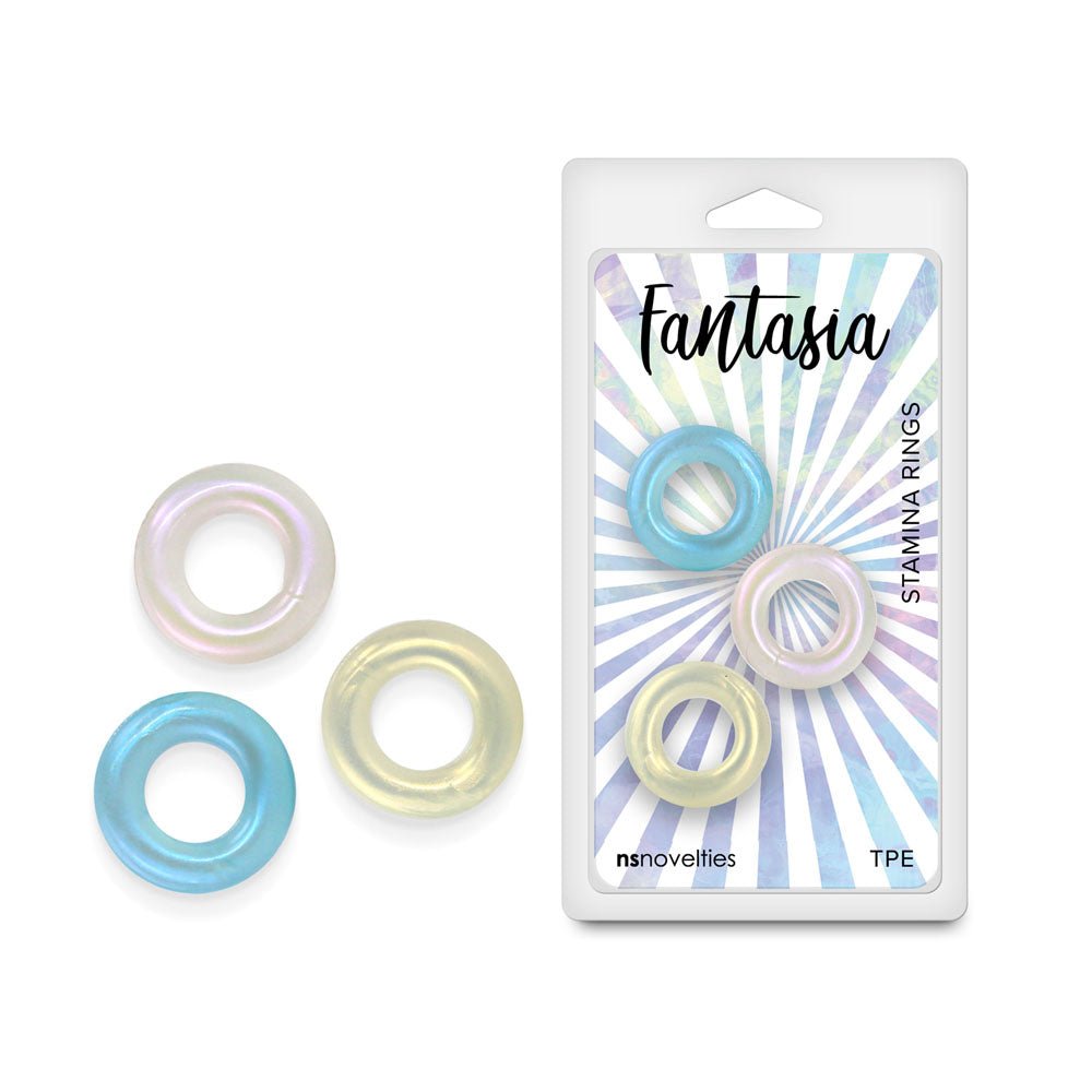 Fantasia - Stamina Rings - Multicolour - Cock Rings - Set of 3 - Pleasure Den