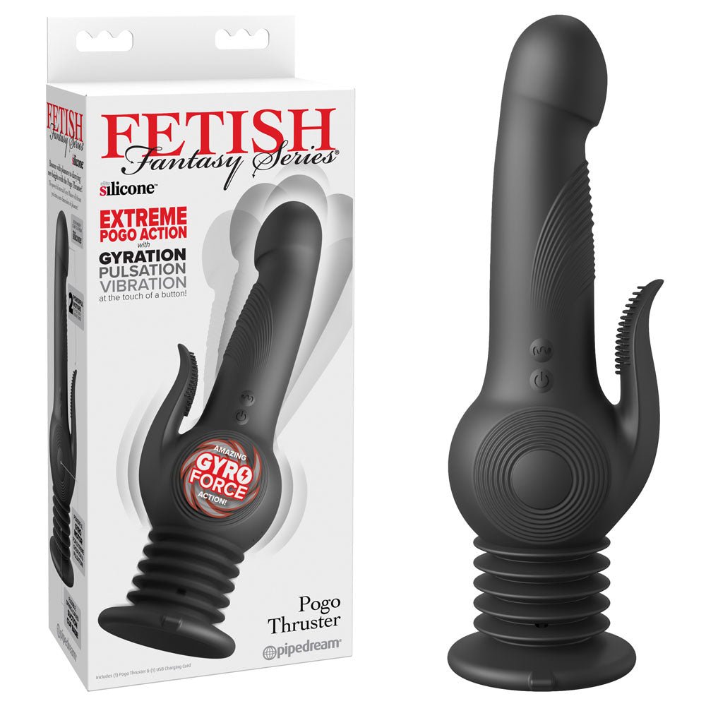 Fetish Fantasy Series Pogo Thruster - USB Rechargeable 23.5 cm Gyrating Rabbit Vibrator - Pleasure Den