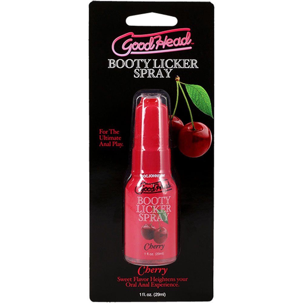 GoodHead Booty Licker Spray - Cherry - Cherry Flavoured Spray - 29 ml Bottle - Pleasure Den