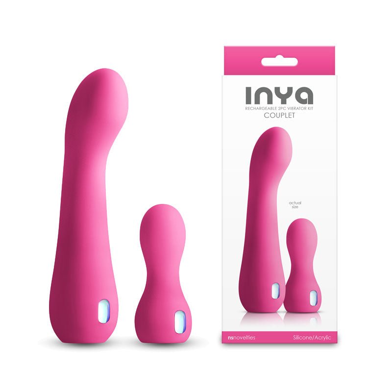 INYA Couplet - USB Rechargeable Vibrators - Set of 2 Sizes - Pleasure Den