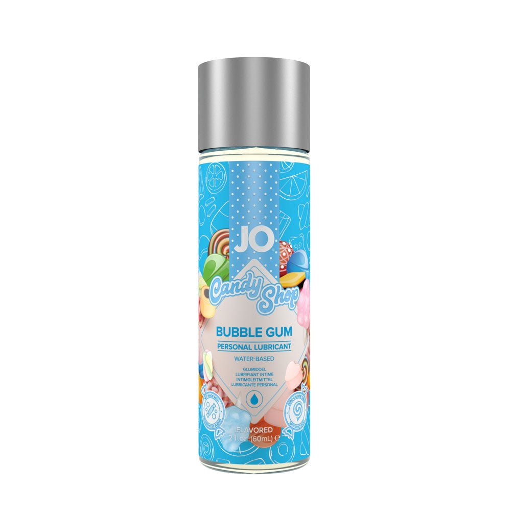 JO Candy Shop Bubblegum Lube - 60 mL - Bubblegum Flavoured Water Based Lubricant - 60 ml Bottle - Pleasure Den