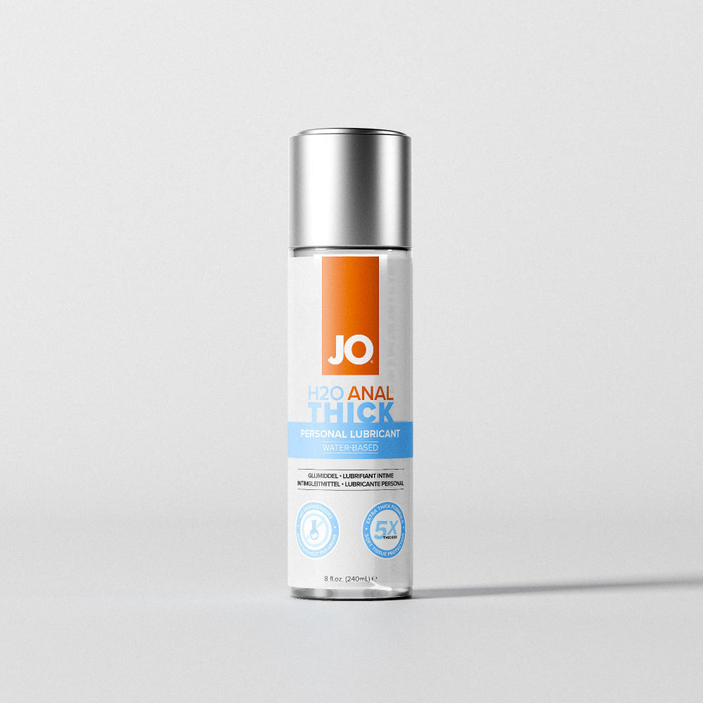 JO H2O Anal Thick Lube - 240 mL - Thick Water Based Anal Lubricant - 240 ml Bottle - Pleasure Den