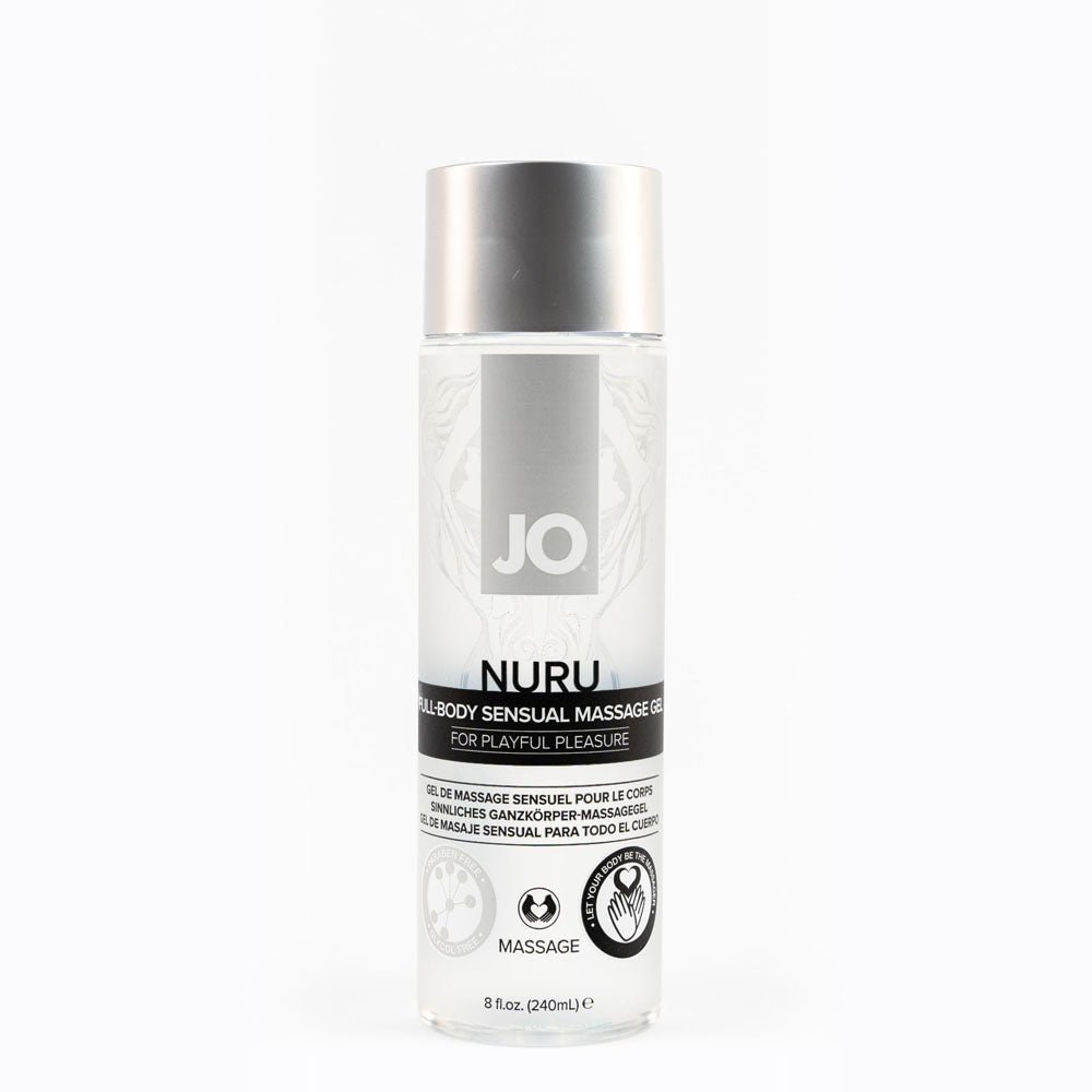 JO Nuru Massage Gel - 240ml - Nuru Massage Lubricant - 240 ml Bottle - Pleasure Den