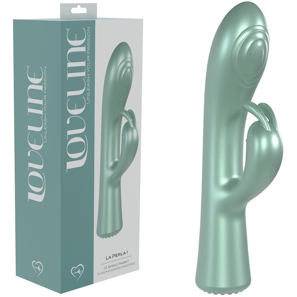 LOVELINE La Perla I - Pearlescent 19.2 cm USB Rechargeable Rabbit Vibrator - Pleasure Den