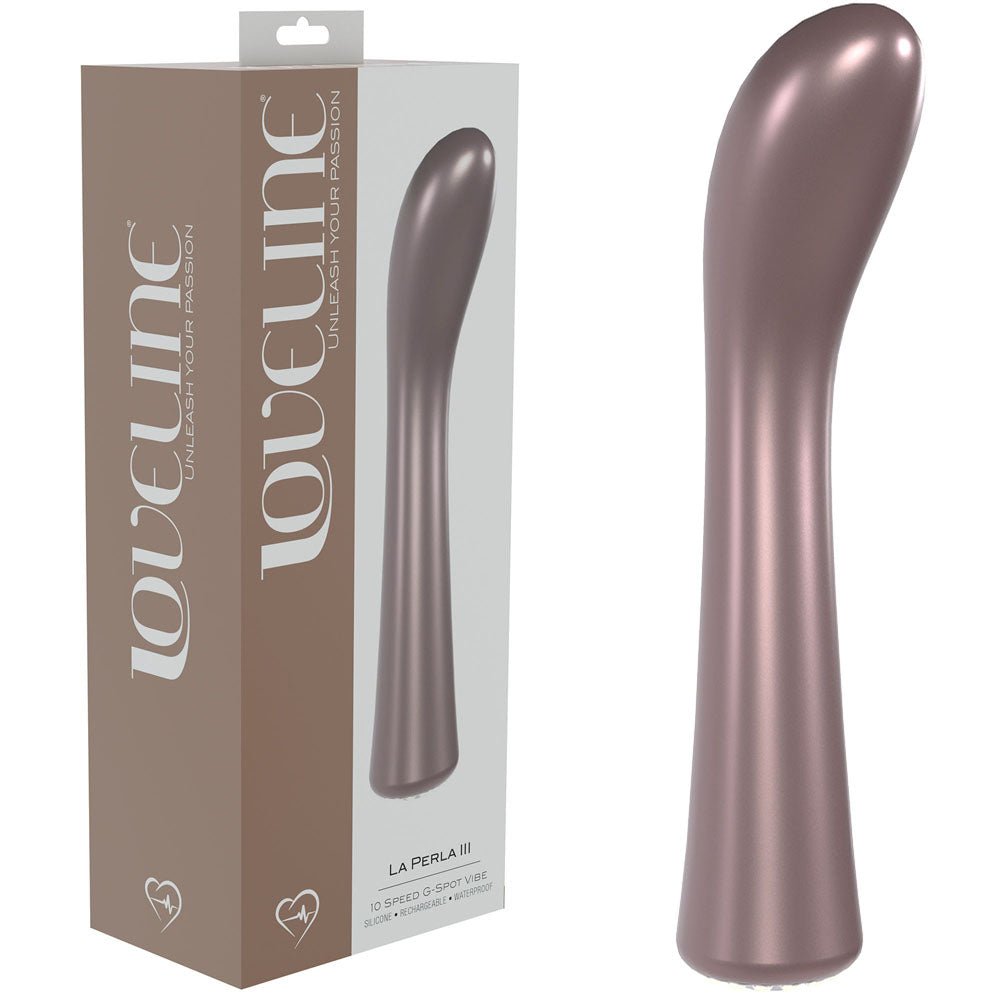 LOVELINE La Perla III - Pearlescent 19.2 cm USB Rechargeable Vibrator - Pleasure Den