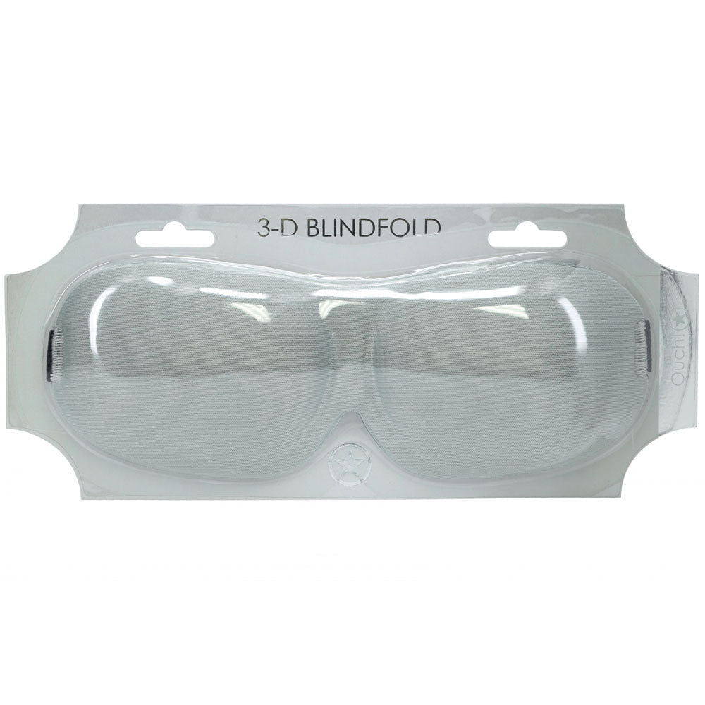 OUCH! 3D Mask - Silver - Silver Eye Mask - Pleasure Den