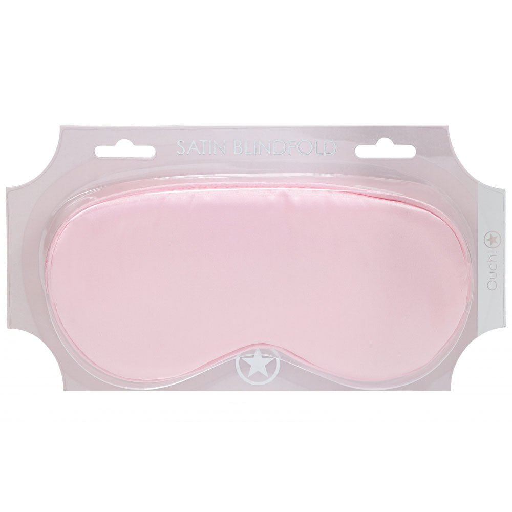 OUCH! Satin Mask - Powder - Powder Eye Mask - Pleasure Den