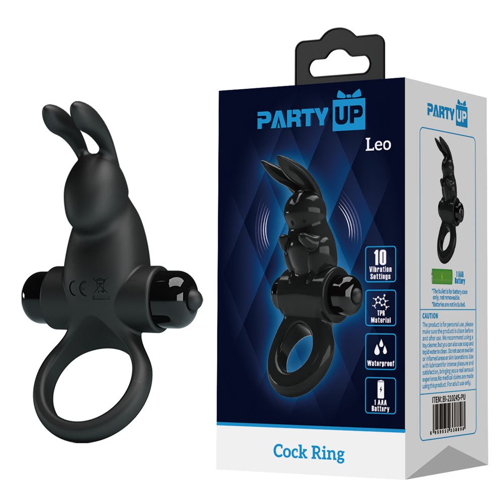 Party Up LARRY Vibrating Cock Ring - Vibrating Cock Ring - Pleasure Den