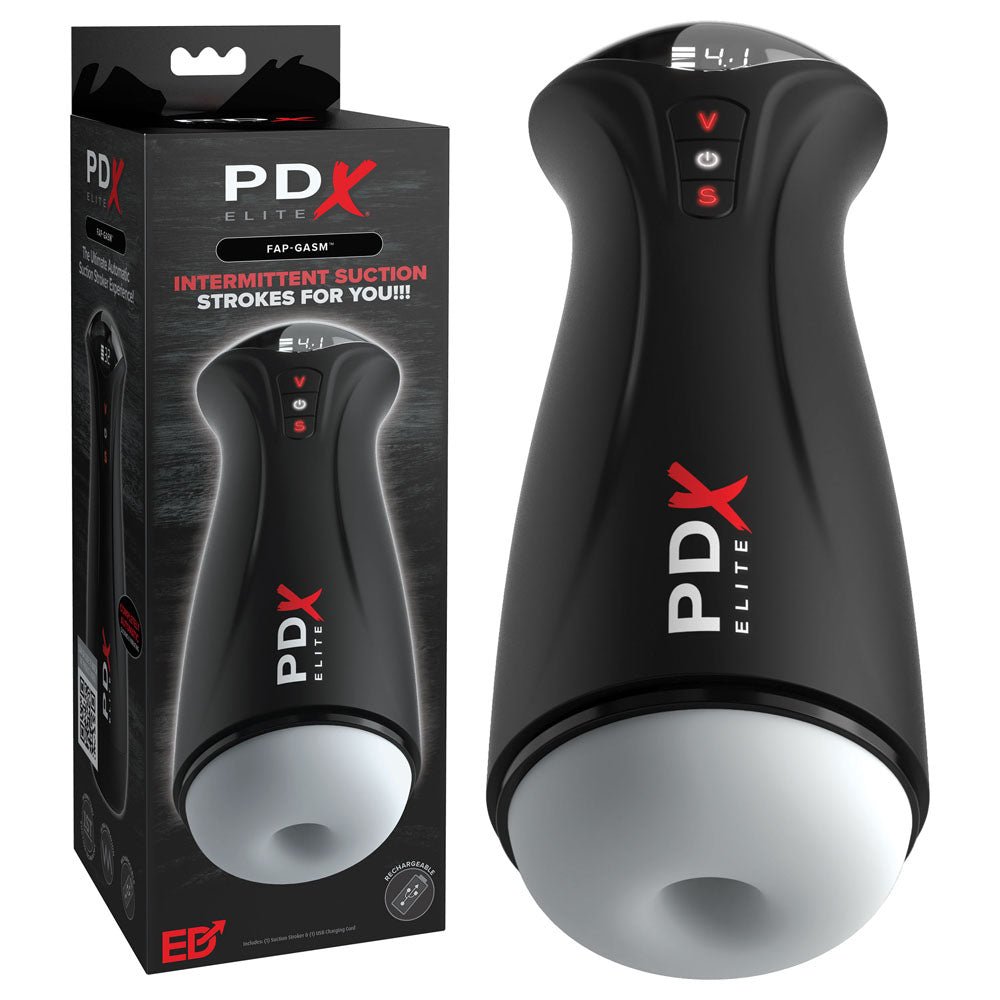 PDX Elite Fuck-Gasm - Flesh - USB Rechargeable Sucking & Vibrating Auto Stroker - Pleasure Den