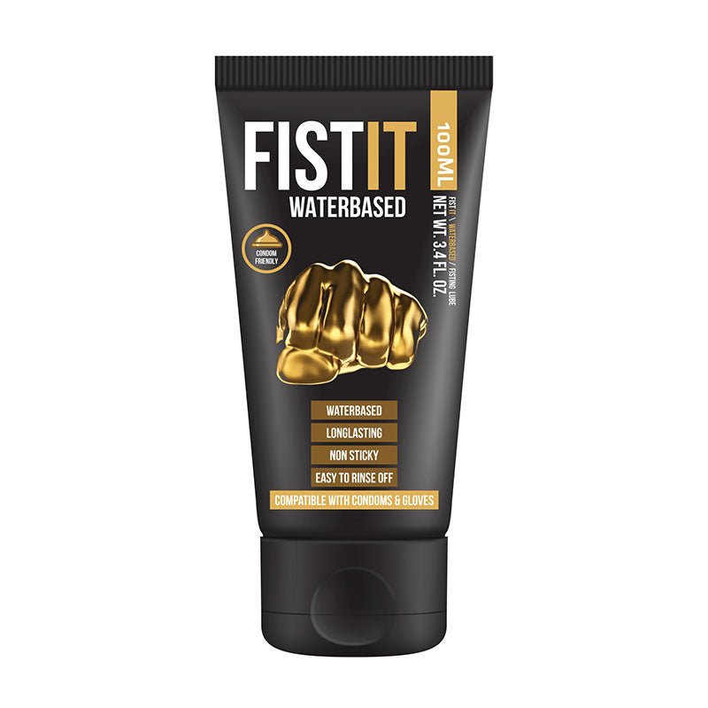 PHARMQUESTS Fist-It Water Based - 100ml - Water Based Lubricant - 100 ml Tube - Pleasure Den