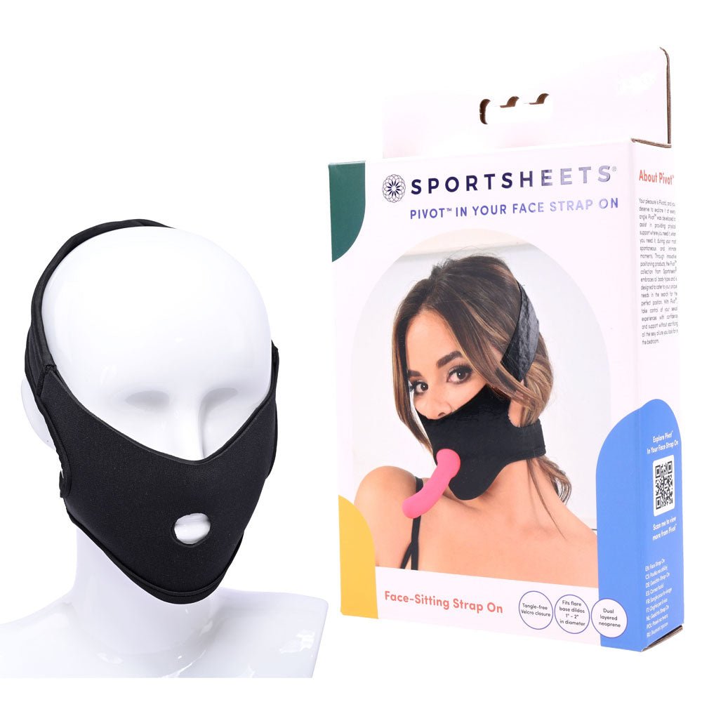 Pivot In Your Face Strap On - Face-Sitter Strap-On Harness (No Probe Included) - Pleasure Den