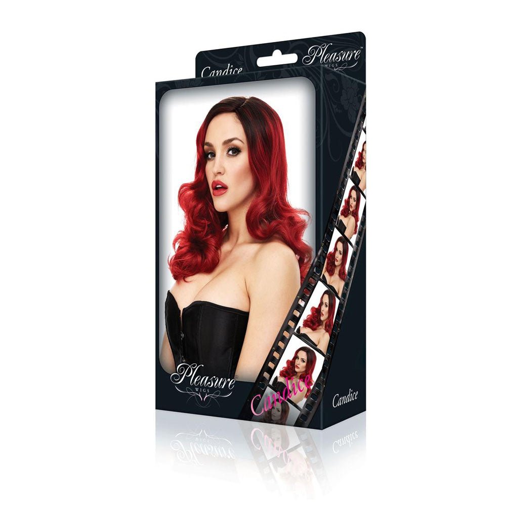 PLEASURE WIGS Candice - /Black - /Black Wig - Pleasure Den