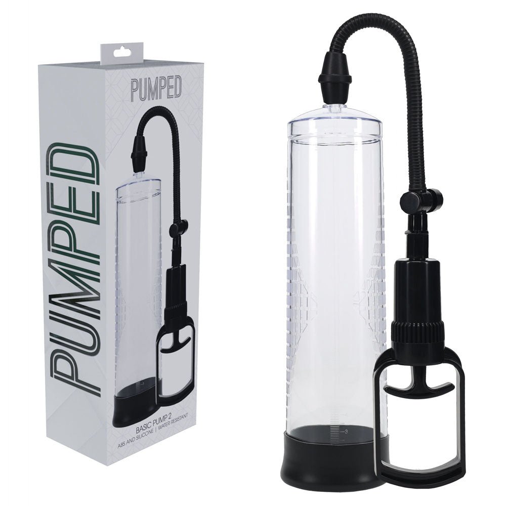 PUMPED Basic Pump 2 - Transparent - Penis Pump - Pleasure Den