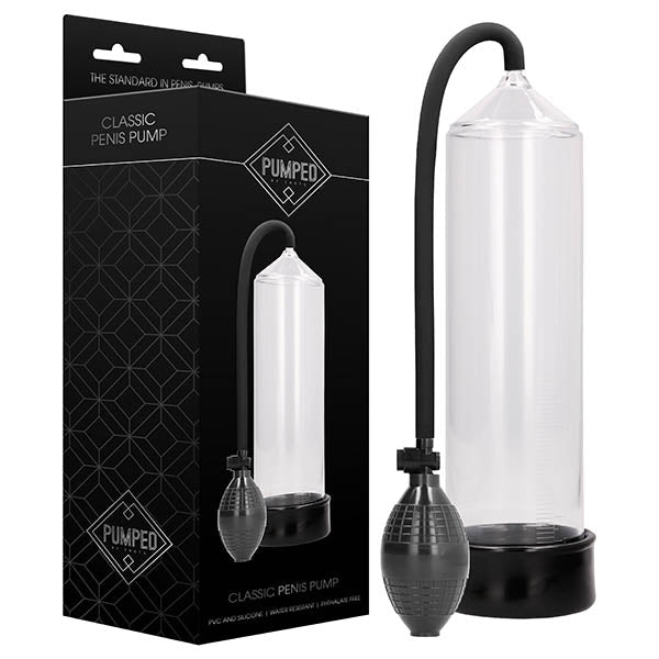 Pumped Classic Penis Pump - Clear Penis Pump - Pleasure Den