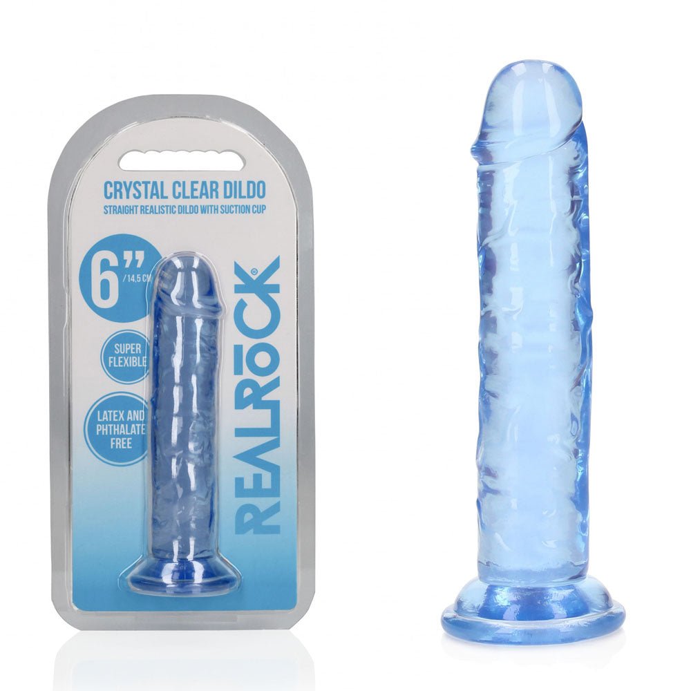 REALROCK 15.5 cm Straight Dildo - 15.5 cm (6'') Dong - Pleasure Den