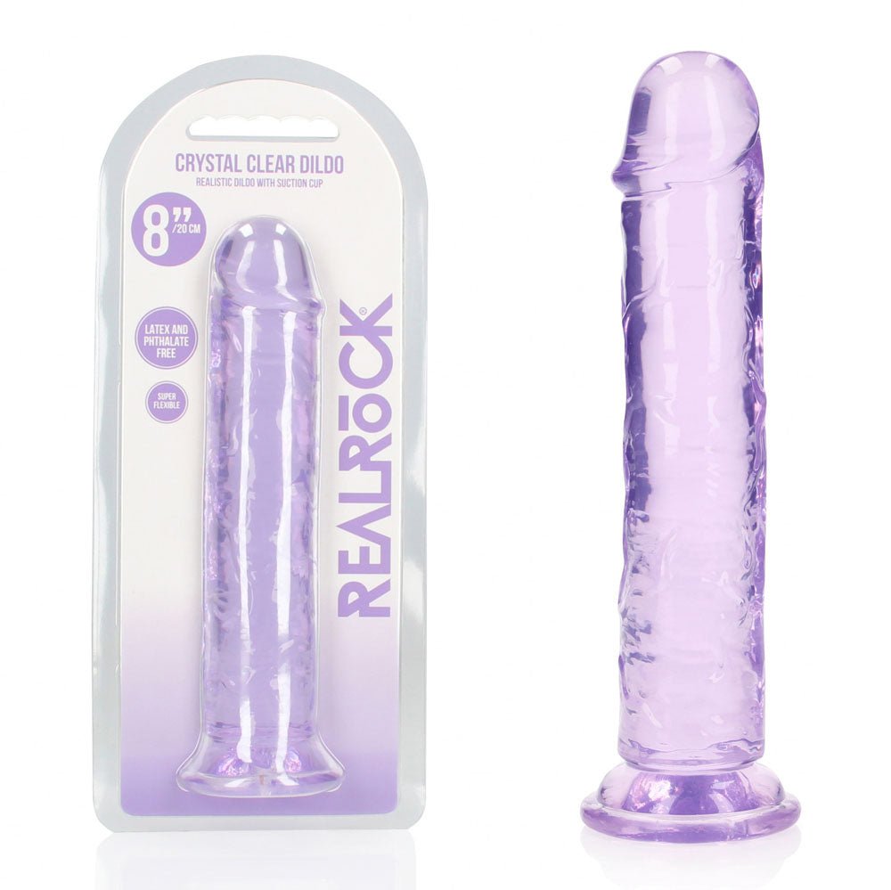 REALROCK 20 cm Straight Dildo - 20 cm (8'') Dong - Pleasure Den