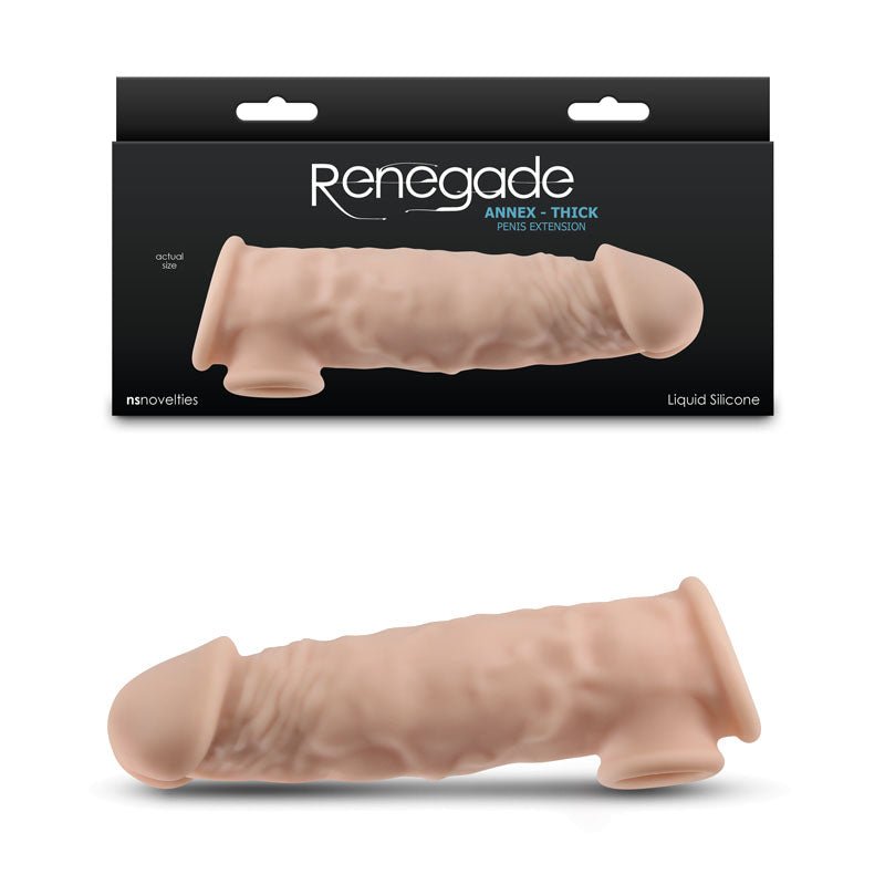 Renegade Annex - Thick - 18.6 cm Penis Extender Sleeve - Pleasure Den