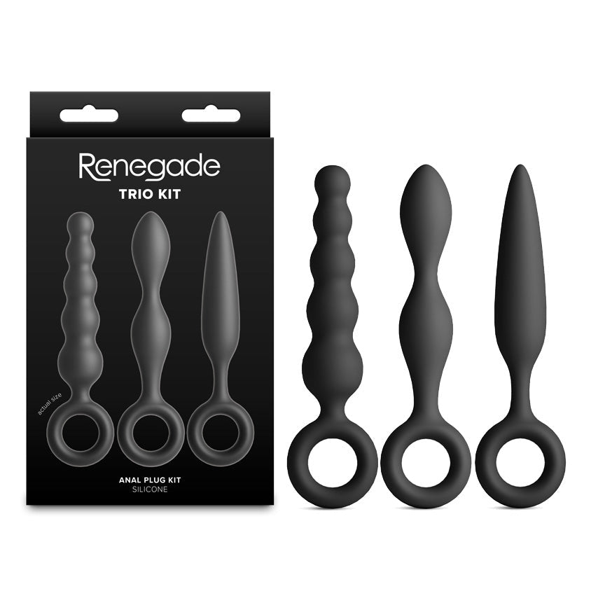 Renegade Trio Kit - Butt Plugs - Set of 3 - Pleasure Den