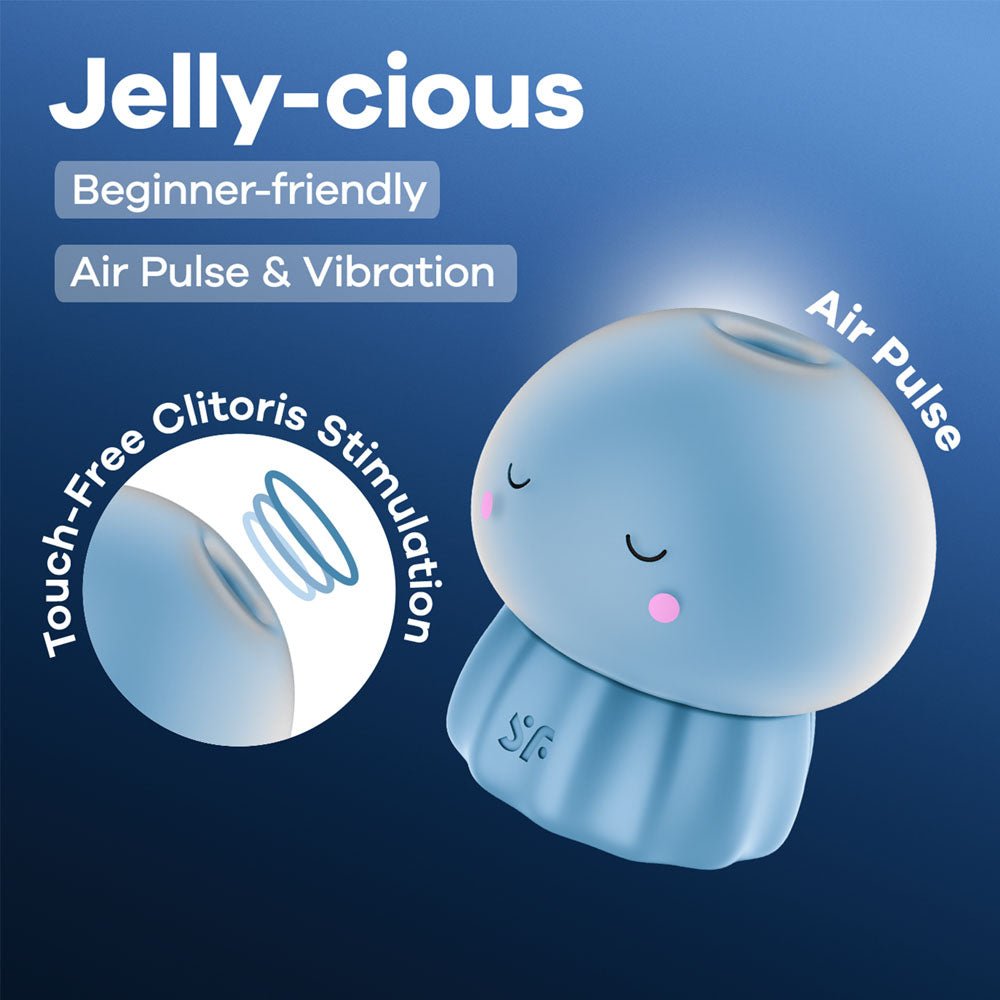 Satisfyer Jelly-cious - USB Rechargeable Air Pulse Stimulator - Pleasure Den