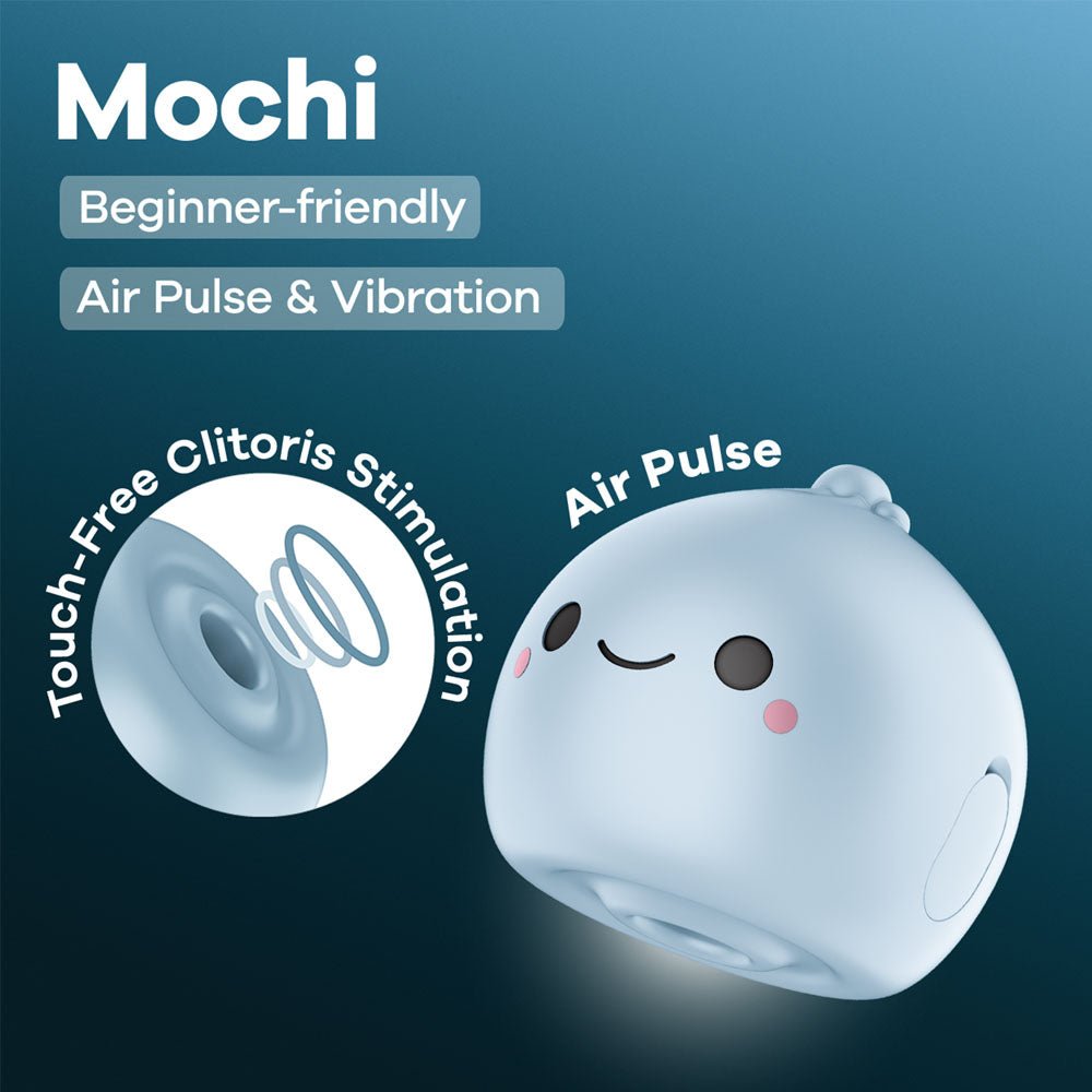 Satisfyer Mochi - Frost - Frost USB Rechargeable Air Pulse Stimulator - Pleasure Den