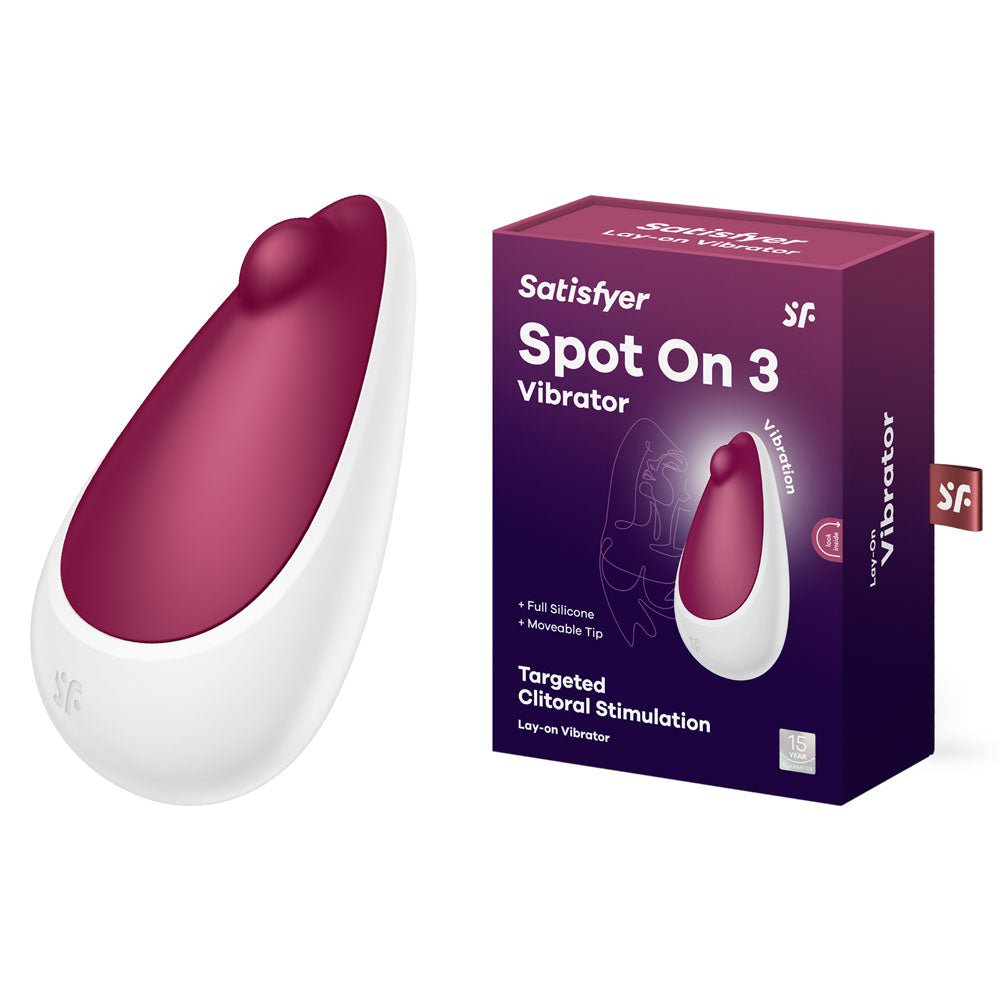 Satisfyer Spot On 3 - Berry USB Rechargeable Stimulator - Pleasure Den