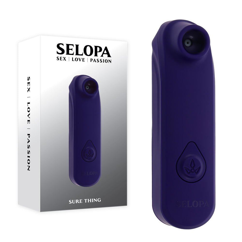 Selopa SURE THING - Vibrating & Sucking Stimulator - Pleasure Den