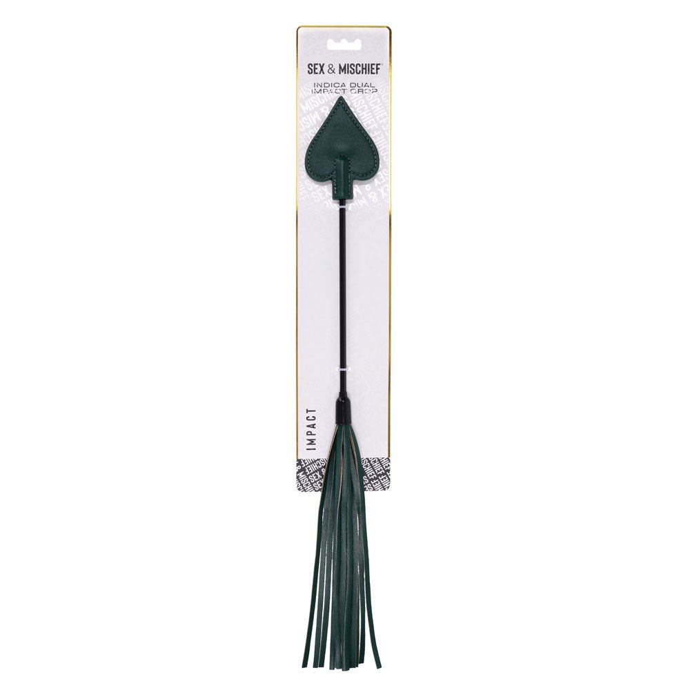 Sex & Mischief Indica Dual Impact Crop - Crop Whip - Pleasure Den