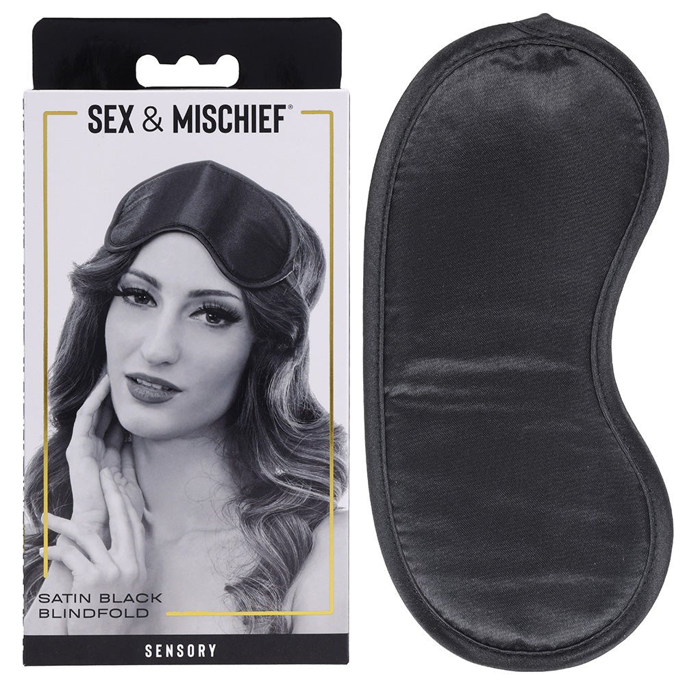 Sex & Mischief Satin Blindfold - Blindfold - Pleasure Den