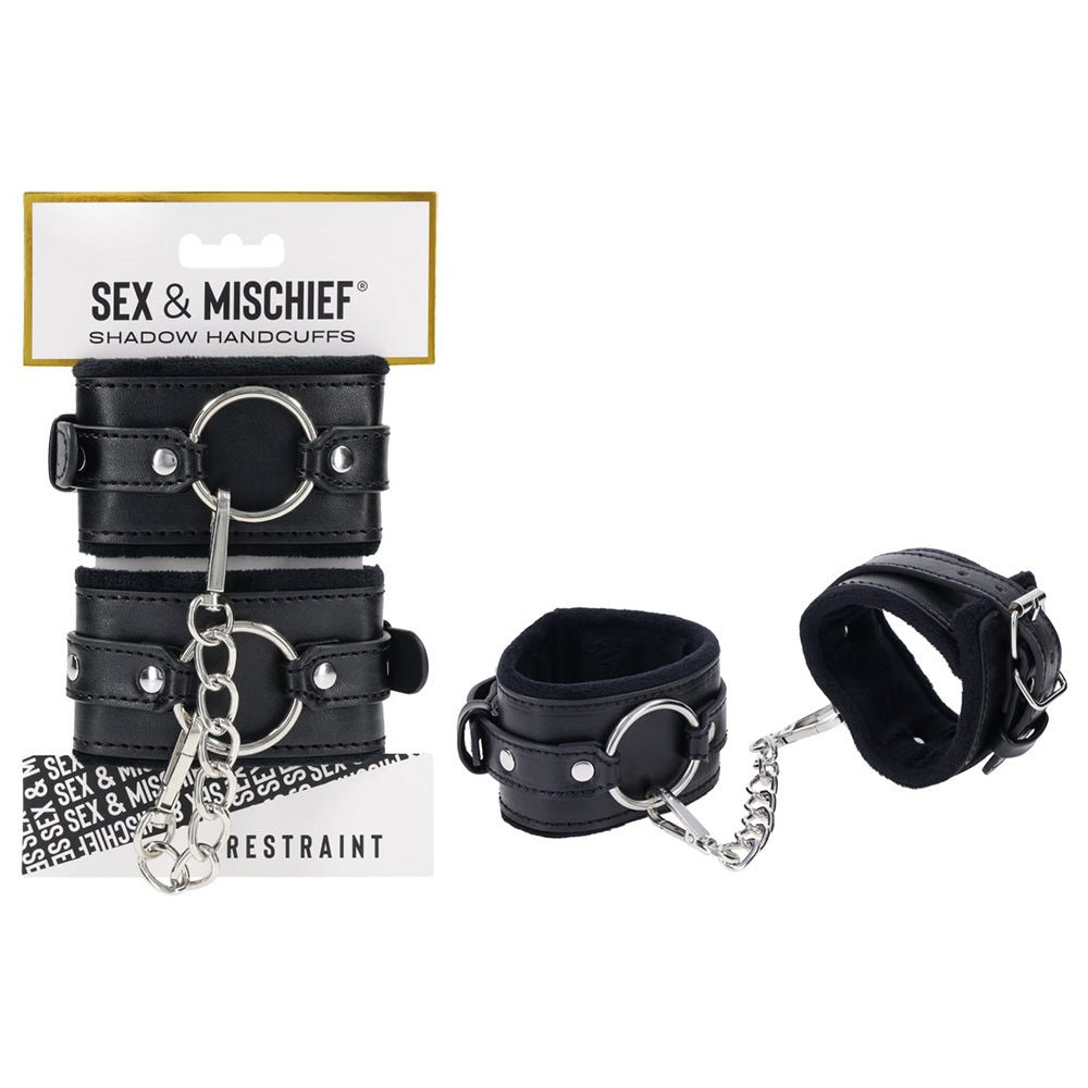 S&M Shadow Handcuffs - Restraints - Pleasure Den