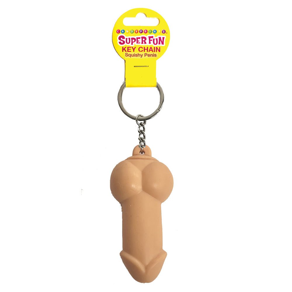 Super Fun Key Chain - Squishy Penis - Novelty Keychain - Pleasure Den