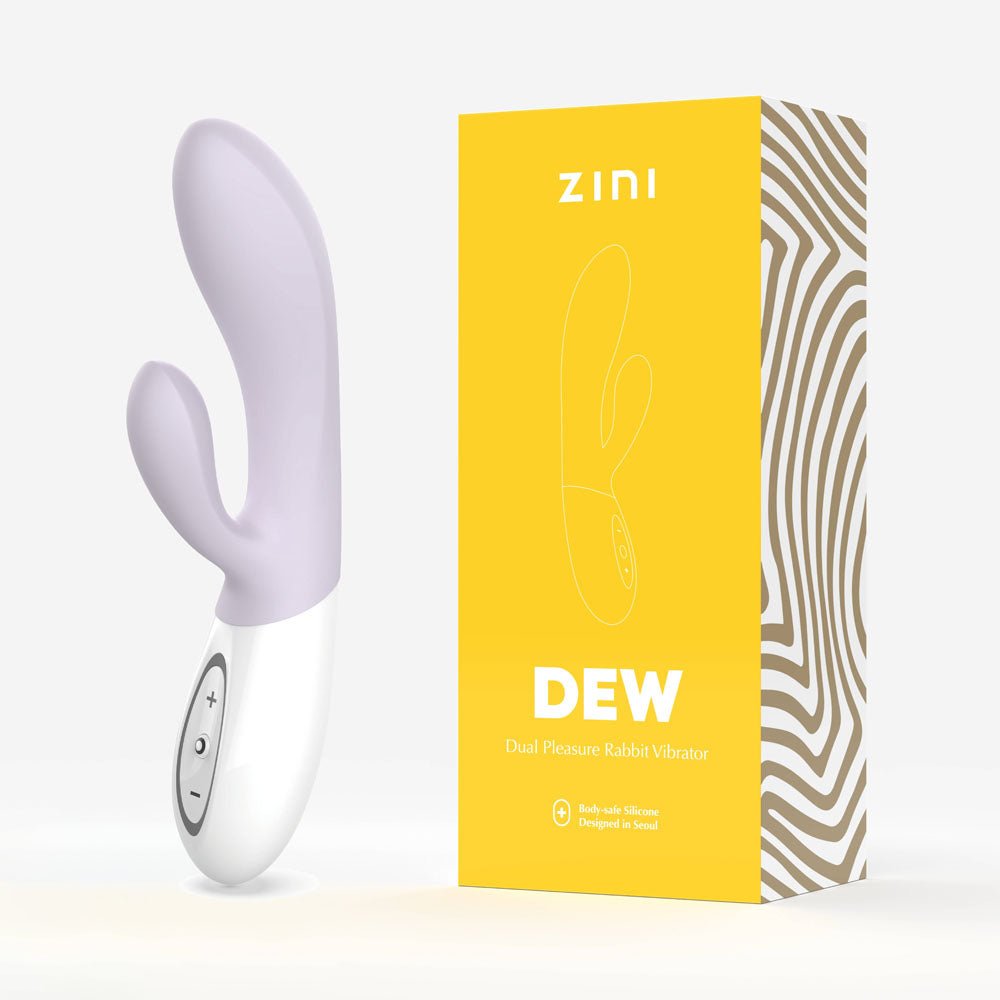 Zini Dew - Hydrangea 20 cm USB Rechargeable Rabbit Vibrator - Pleasure Den