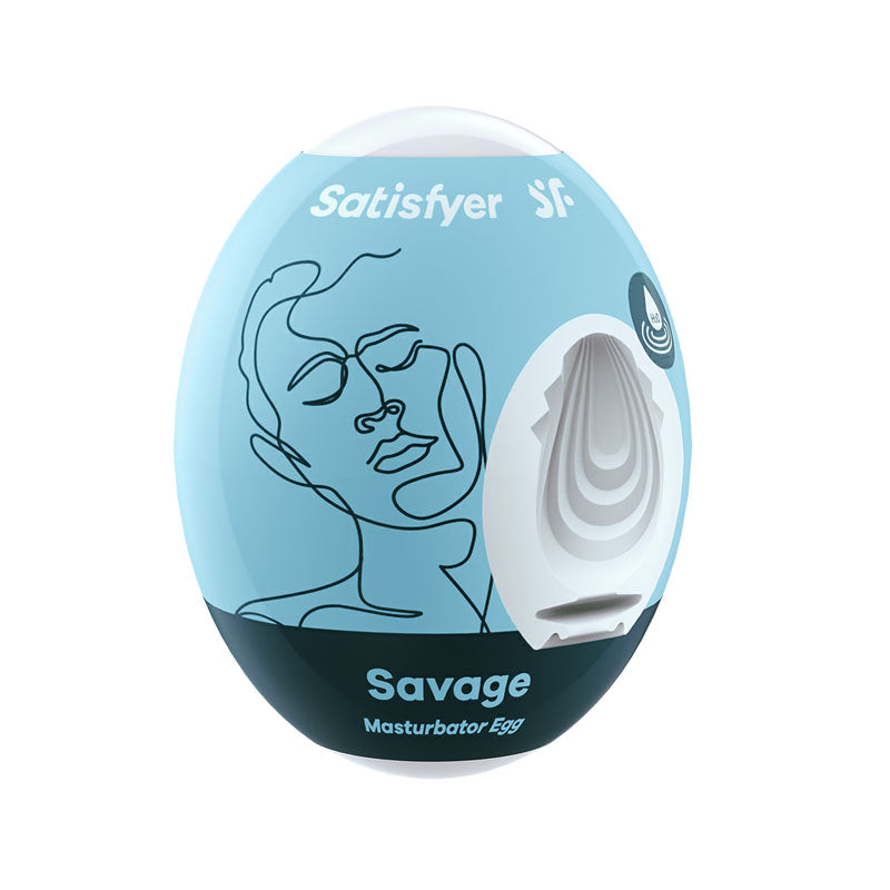 Satisfyer Masturbator Egg - Savage - Stroker Sleeve