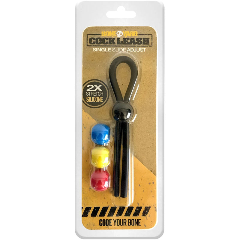 Boneyard Cock Leash Single - Adjustable Cock Lasso Ring