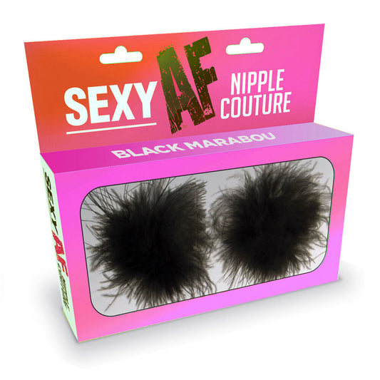 Sexy AF - Nipple Couture  Marabou