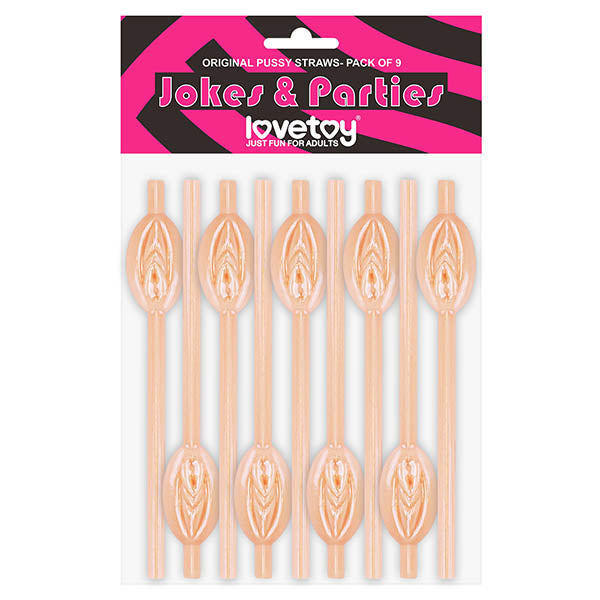 Jokes & Parties Original Pussy Straws - Pussy Straws - Set of 9