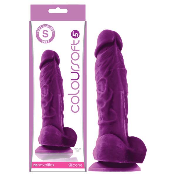 ColourSoft - 5'' Soft Dildo - 12.7 cm (5'') Dong