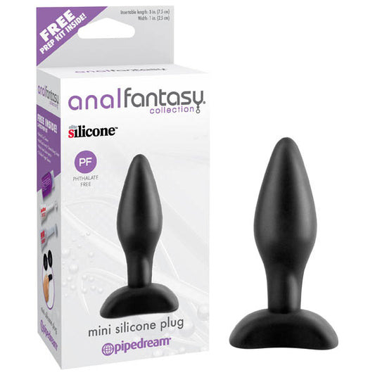 Anal Fantasy Collection Mini Silicone Plug -  7.5 cm (3'') Butt Plug