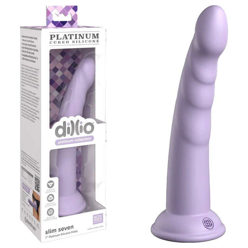 Dillio Platinum Slim Seven - - 17.8 cm (7'') Dong